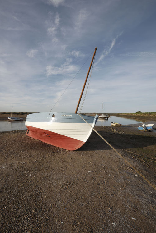 A boat at Ovary Staithe, Norfolk